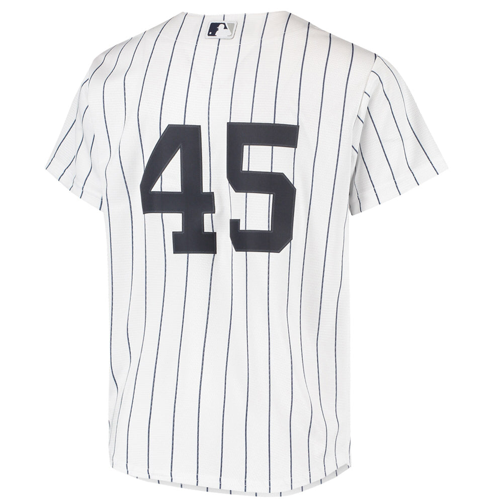 Youth New York Yankees Gerrit Cole Home Player White Jersey